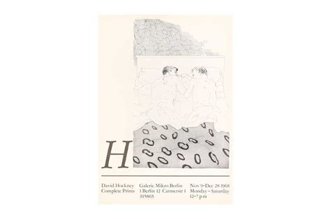 § David Hockney Om Ch Ra British B1937 Auctions And Price Archive