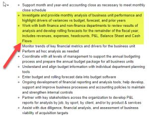 Next, outline the required and preferred skills for your position. Financial Analyst Job Description | Skills, Qualifications ...