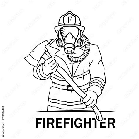 Firefighter Firefighter Logo Firefighter Silhouette Firefighter