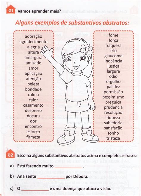 Substantivo Atividades Substantivos Classes De Palavras Atividade