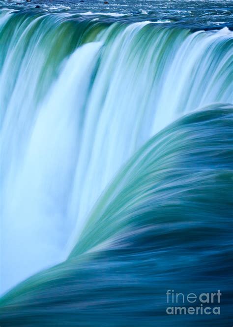 Turquoise Blue Waterfall Photograph By Silken Photography