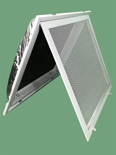 Perforated Ceiling T Bar Lay In Filter Back Return Air Grill 24 X 24