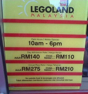 All the best deals and offers to visit legoland® dubai, visit again and again with our great value annual pass! Lapan X Lapan: Harga Tiket Legoland Malaysia