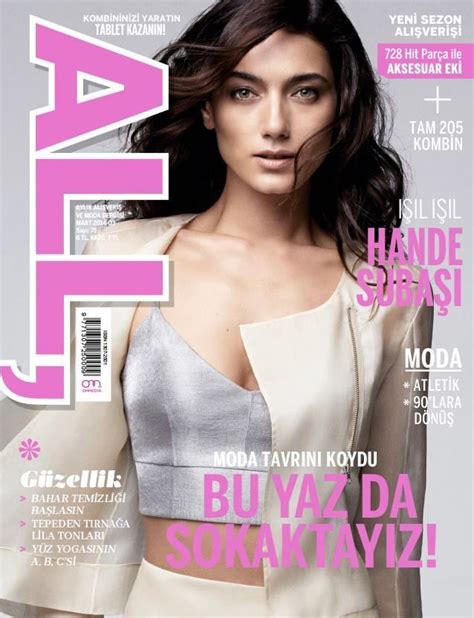 Hande Subasi All Magazine Cover Turkey March 2014 Beautiful