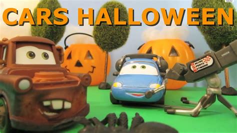 Mater Lightening Mcqueen Make A Halloween Scary Play Doh Movie Youtube