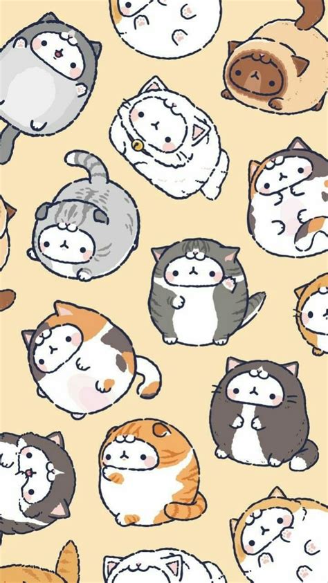 Wallpaper Kawaii Cute Cat Wallpaper Cute Cartoon Wallpapers Cute