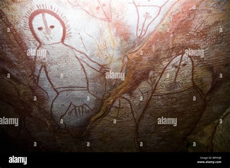 Wandjina Cifras Son Visualmente Impactante Arte Aborigen Antigua