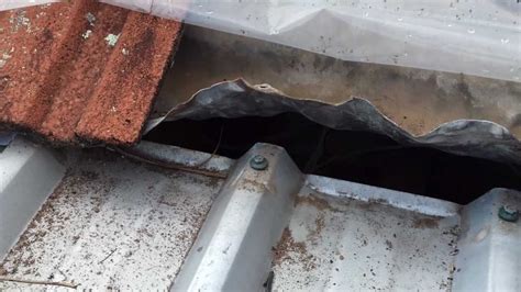 Sydney Roofing Repairs Leaking Joint Between Tile And Metal Roof Youtube