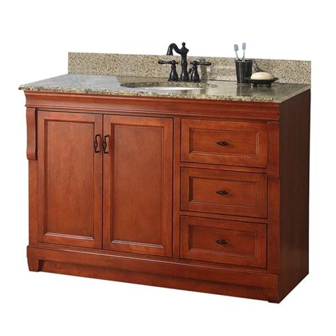 Named for a sicilian seaport, the palermo collection conjures a life of relaxed sophistication. Foremost Naples 49 in. W x 22 in. D Vanity with Right ...