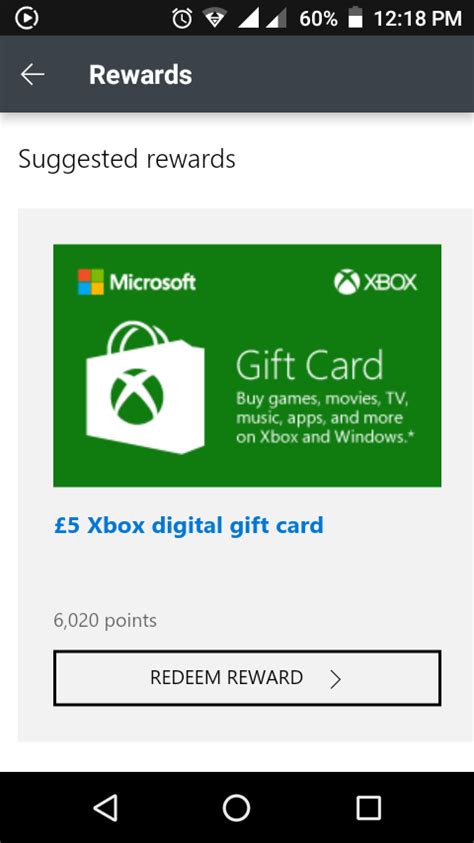 Microsoft Rewards Points Needed To