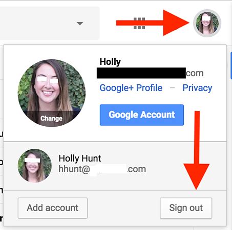 Sign out of someone else's device. How To Change Default Google Account by 7 Simple Steps