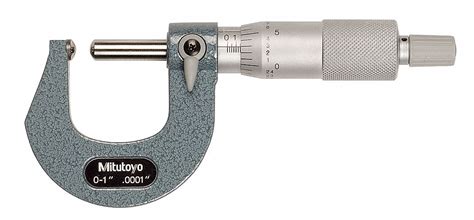 Mitutoyo Round Anvilspindle Micrometer Vernier Operation 0 To 1