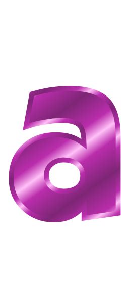 Random nickname generator for aesthetic. purple metal letter a - /signs_symbol/alphabets_numbers ...