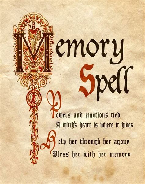 Take a look at mal's spell book and learn some magic spells to create beautiful dresses for the other princesses! Memory Spell | Charmed book of shadows, Book of shadows ...
