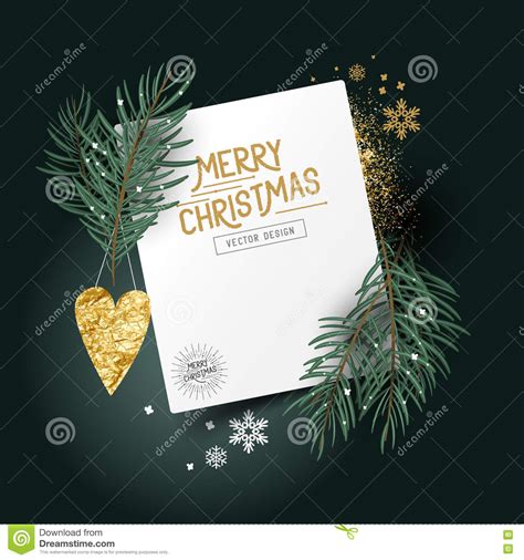 Festive Christmas Sign Stock Vector Illustration Of Communication