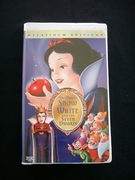 Disney Snow White Seven Dwarfs Platinum Edition Vhs V