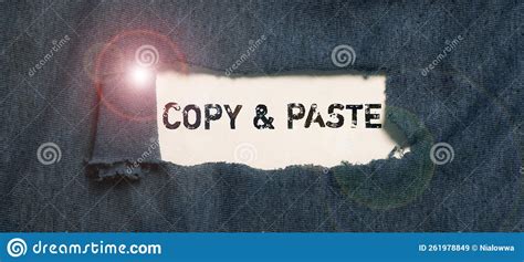 Inspiration Showing Sign Copy Paste Concept Meaning An Imitation