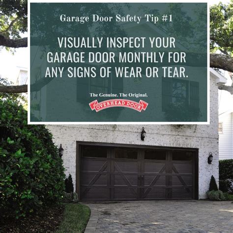 National Garage Door Safety Month Tip 1 Overhead Door Company Of
