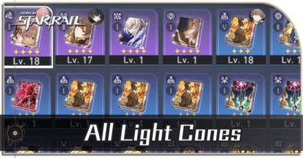 List Of All Light Cones Honkai Star Railgame