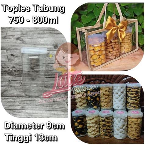 Jual Toples Tabung Silinder 750ml 800ml Toples Jar Plastik Toples