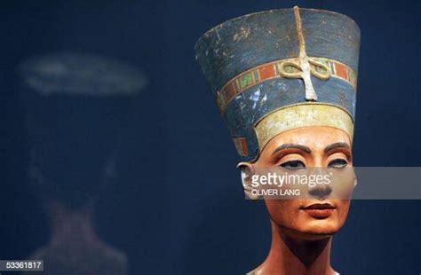 View Of The Bust Of One Of Historys Great Beauties Queen Nefertiti