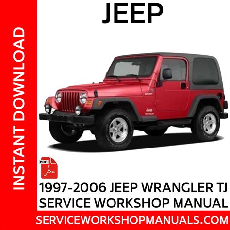 Jeep Wrangler Tj 1997 2006 Service Workshop Manual Service Workshop
