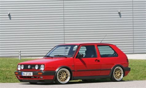 Intan serah & annabel michael) [from gol & gincu vol. Red VW Golf Mk2 GTI on golden BBS rims | VW Golf Tuning