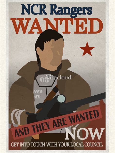 Ncr Rangers Wanted Propaganda Poster Zipped Hoodie By Nitecloud
