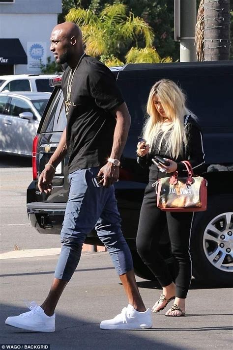 Lamar Odom Steps Out With Mystery Blonde Lady Who People Say Looks Very