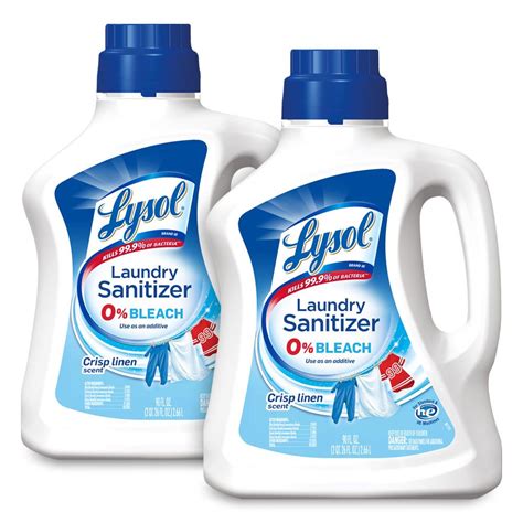 Simplemente agrega lysol laundry sanitizer a tu ciclo de lavado. Lysol 90oz Laundry Sanitizer Additive Crisp Linen 2 Packs ...