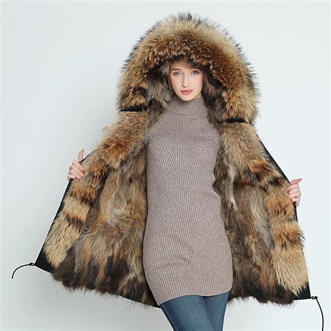 Buy Oftbuy Brand 2017 New Real Fur Coat Winter Jacket Women Parka Big Natural