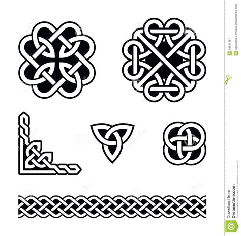 Celtic Knots Patterns 28841487 1327×1300 Símbolos Celtas