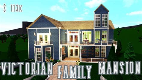 The house can get quite expensive but there are some options to bring the cost down. Victorian Family Mansion (113k) || BLOXBURG Speedbuild ...