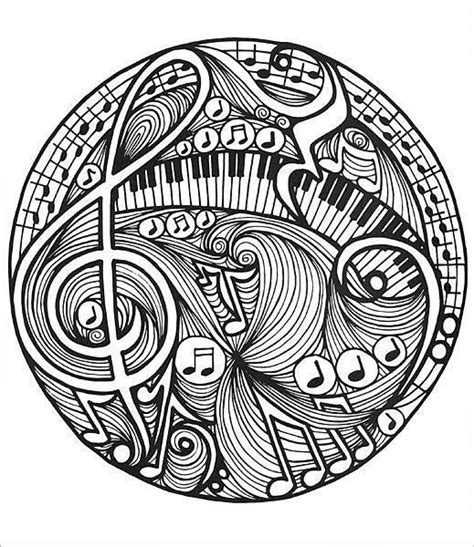 Instruments, bands, choirs & more! fun music doodle to color | Music coloring, Coloring pages ...