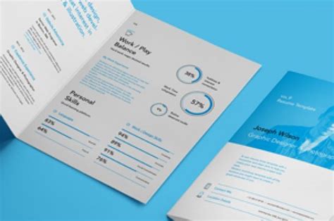 Download your mockup and update as per your requirements. A bifold style resume template to help you create a ...