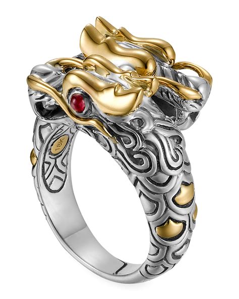 Kari Likelikes Gold And Silver Dragon Ring