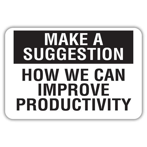 How We Can Improve Productivity American Sign Company
