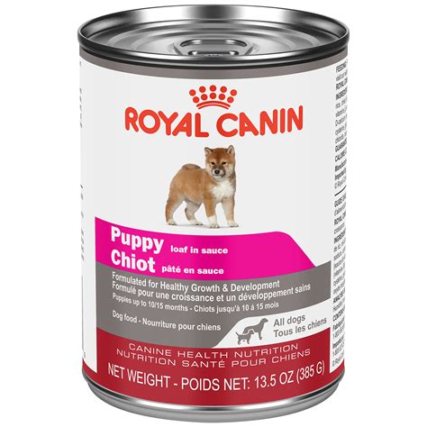 Because pregnancy usually means they need more energy and nutrients than the other. Puppy Loaf Canned Dog Food - Royal Canin