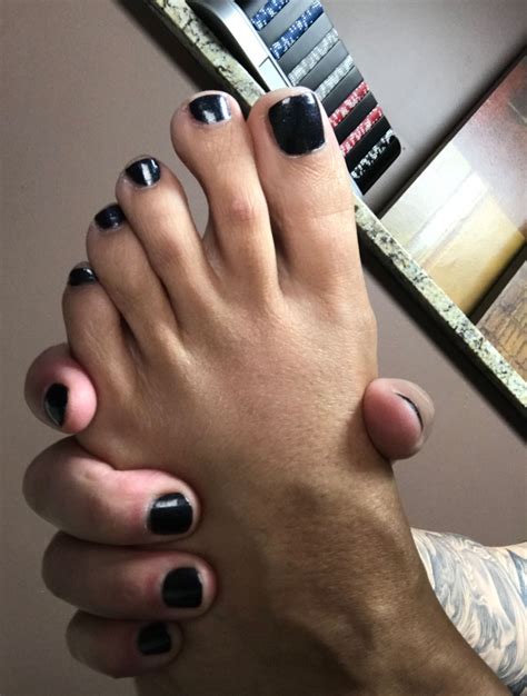 Opi Coalmates On My Fingers And Toes With Chanel Tinted Top Coat Malepolish Malepaintedtoes