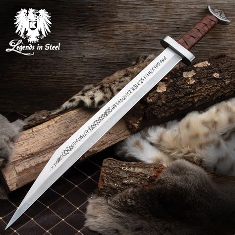 Legends In Steel Viking Seax Sword And
