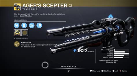Destiny 2 How To Unlock Agers Scepter Exotic Trace Rifle Complete