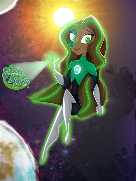 Artstation Green Lantern Fanart Dc Super Hero Girls 2019
