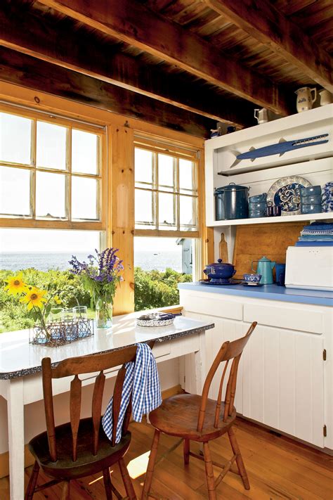 Kitchen With A View Modern Beach Cottage Beach Cottage Decor Coastal