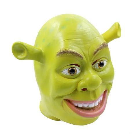 Green Shrek Latex Masks Movie Cosplay Green Shrek Latex Masks Movie