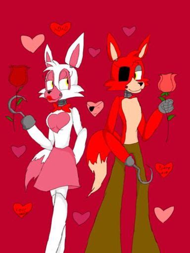Foxy X Mangle Kissing Love Date Called Fangle Five Nights At Freddys