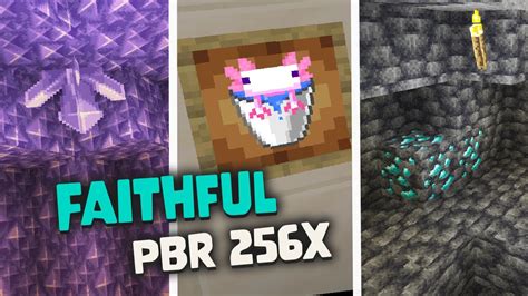 Faithful Pbr 256x Texture Pack For Minecraft Download And Showcase