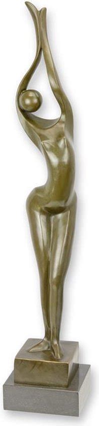 Bronzen Beeld Sculptuur Brons Naakte Vrouw Modern Cm Hoog Bol Com