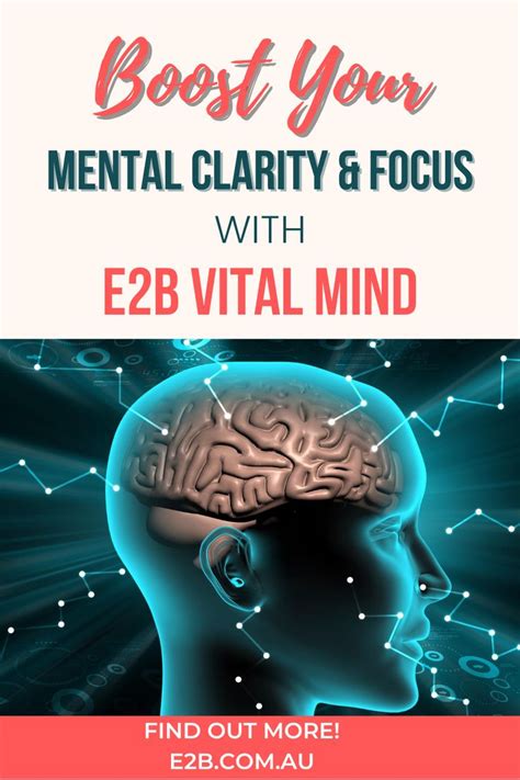 Mental Clarity And Focus With E2b Vital Mind In 2020 Improve Mood