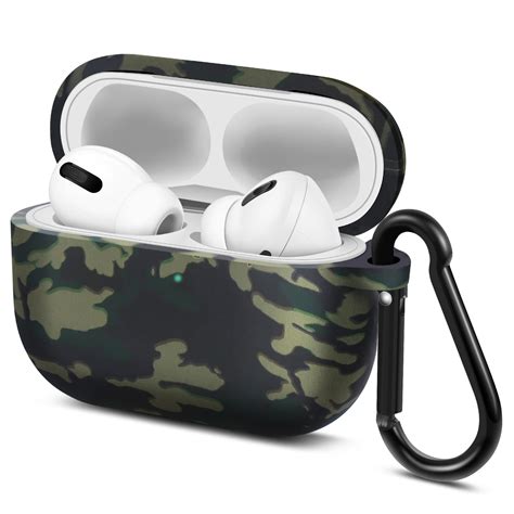 Protective Case Cover Compatible For Apple Airpods Pro 2019 Green Camo