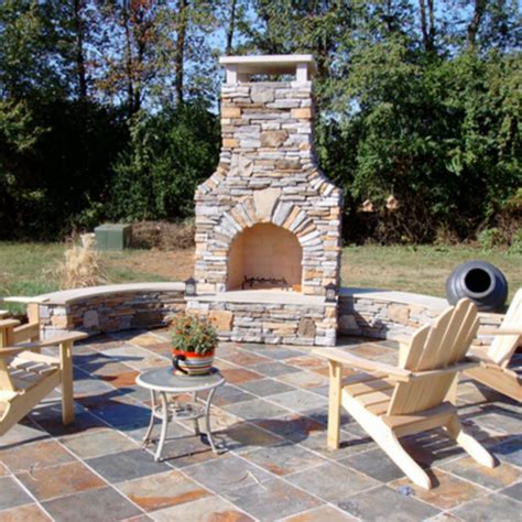 Beautiful Rustic Outdoor Fireplace Design Ideas 1087